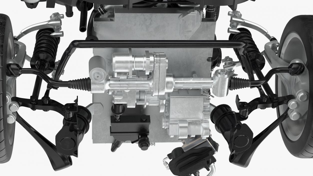 3D Toyota Mirai Fuelcell Electric Motor