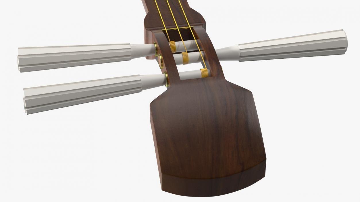 Shamisen White 3D model