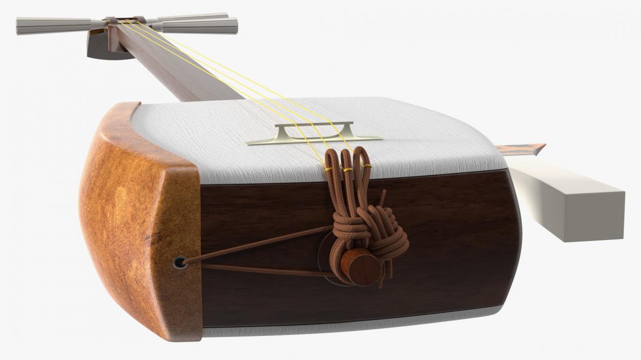 Shamisen White 3D model