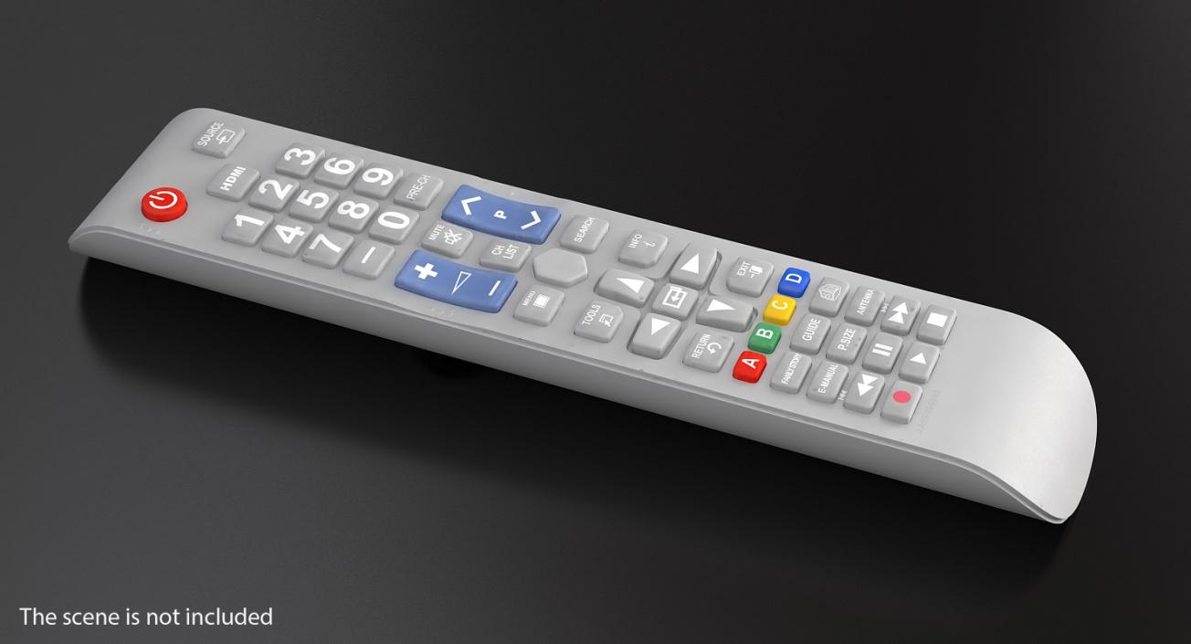 3D model TV Remote Control Generic