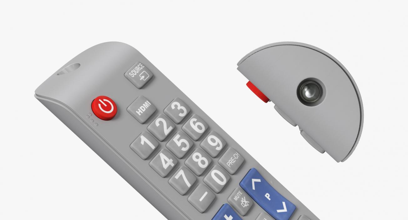 3D model TV Remote Control Generic