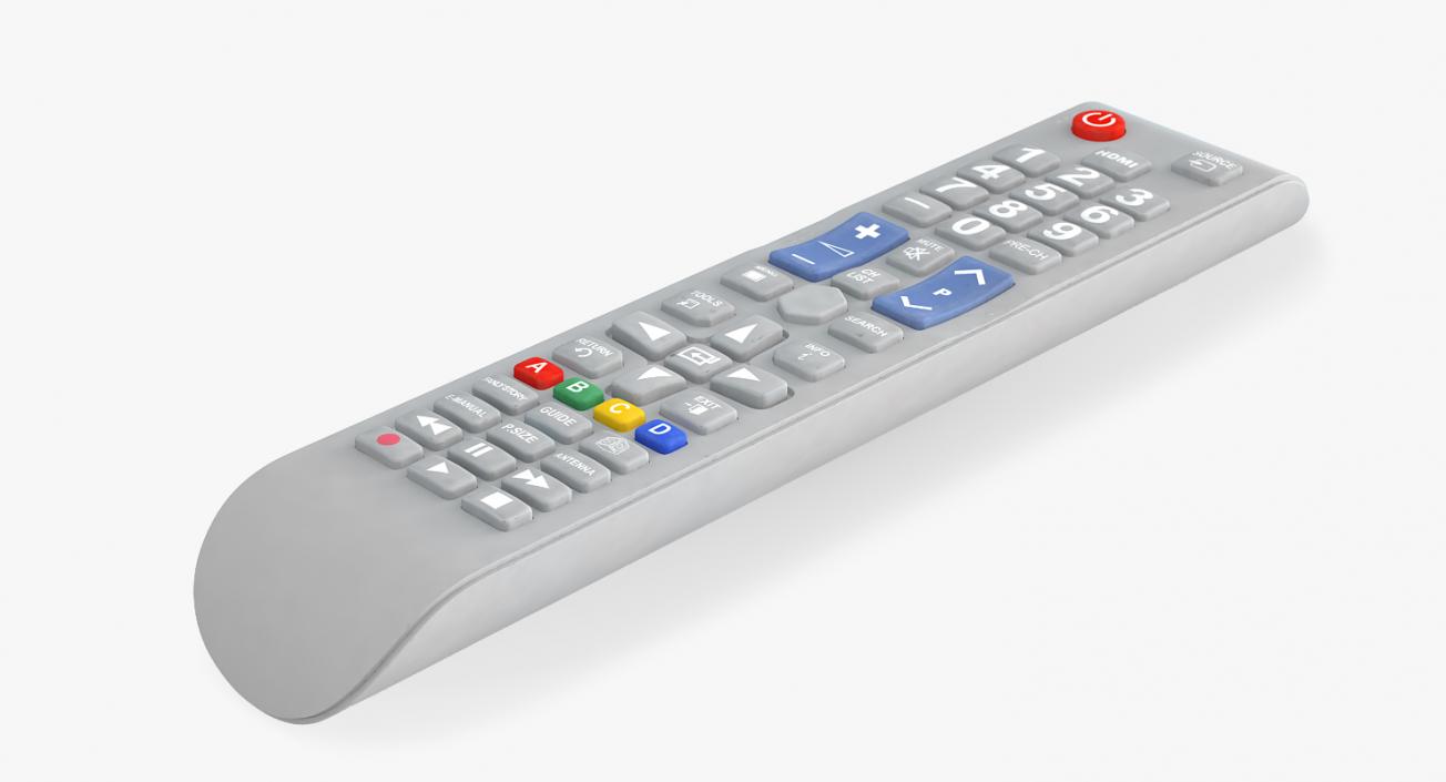 3D model TV Remote Control Generic