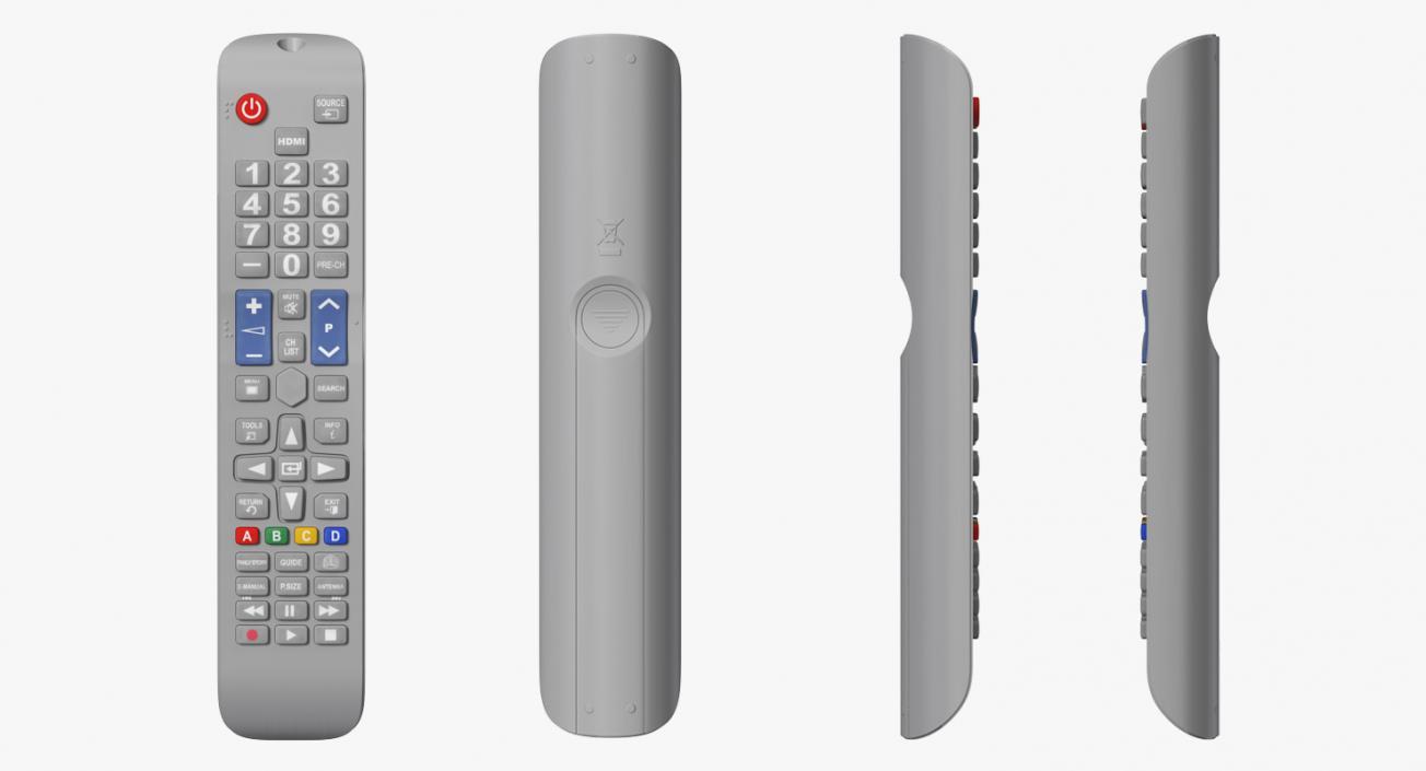 3D model TV Remote Control Generic