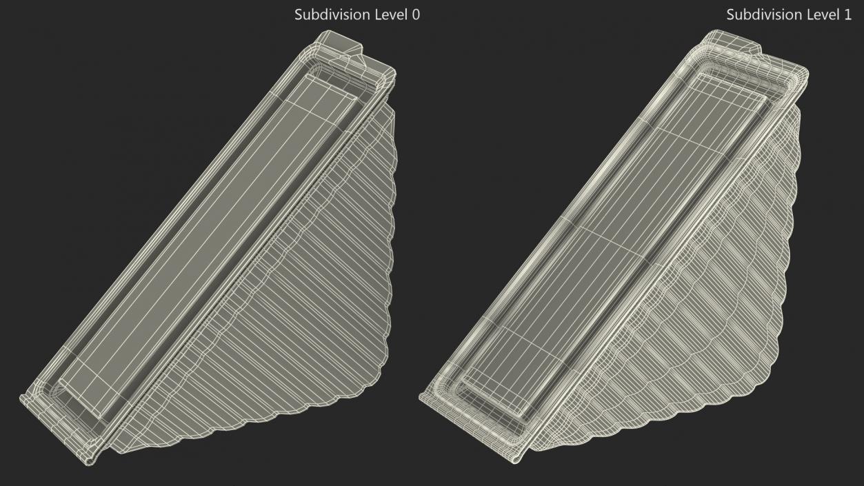 Triangle Sandwich Container 3D