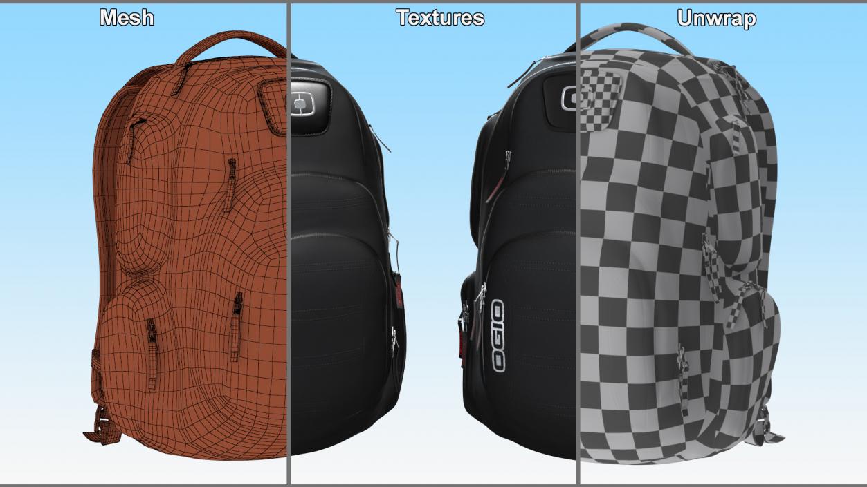 OGIO Backpack Black 3D model