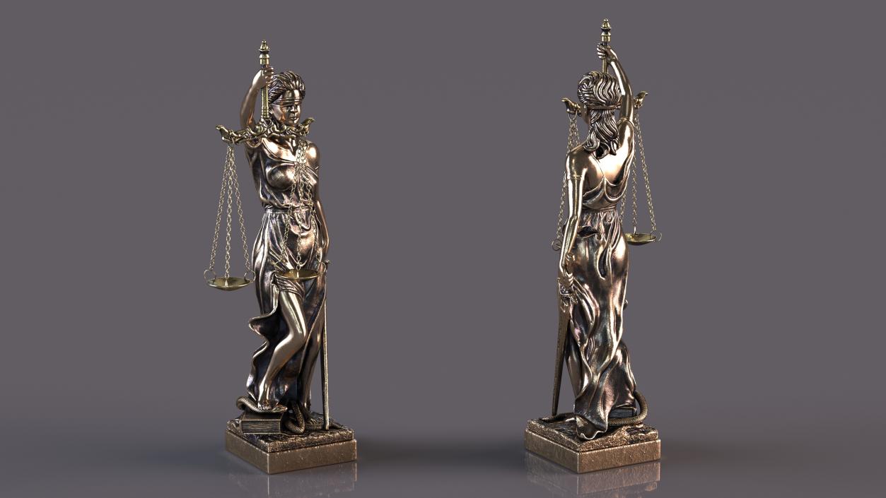 3D model Bronze Sculptures Collection 9