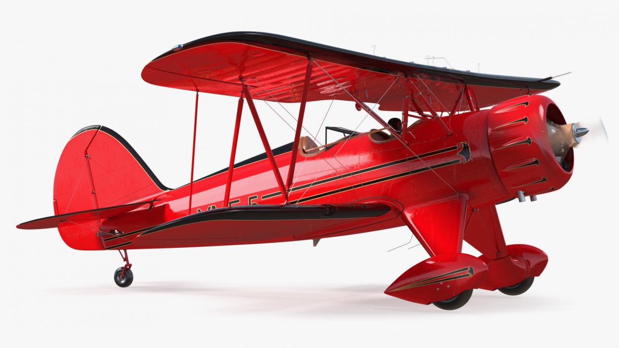 3D Spirit of 30A Coastal Biplane YMF-5 Piloted model