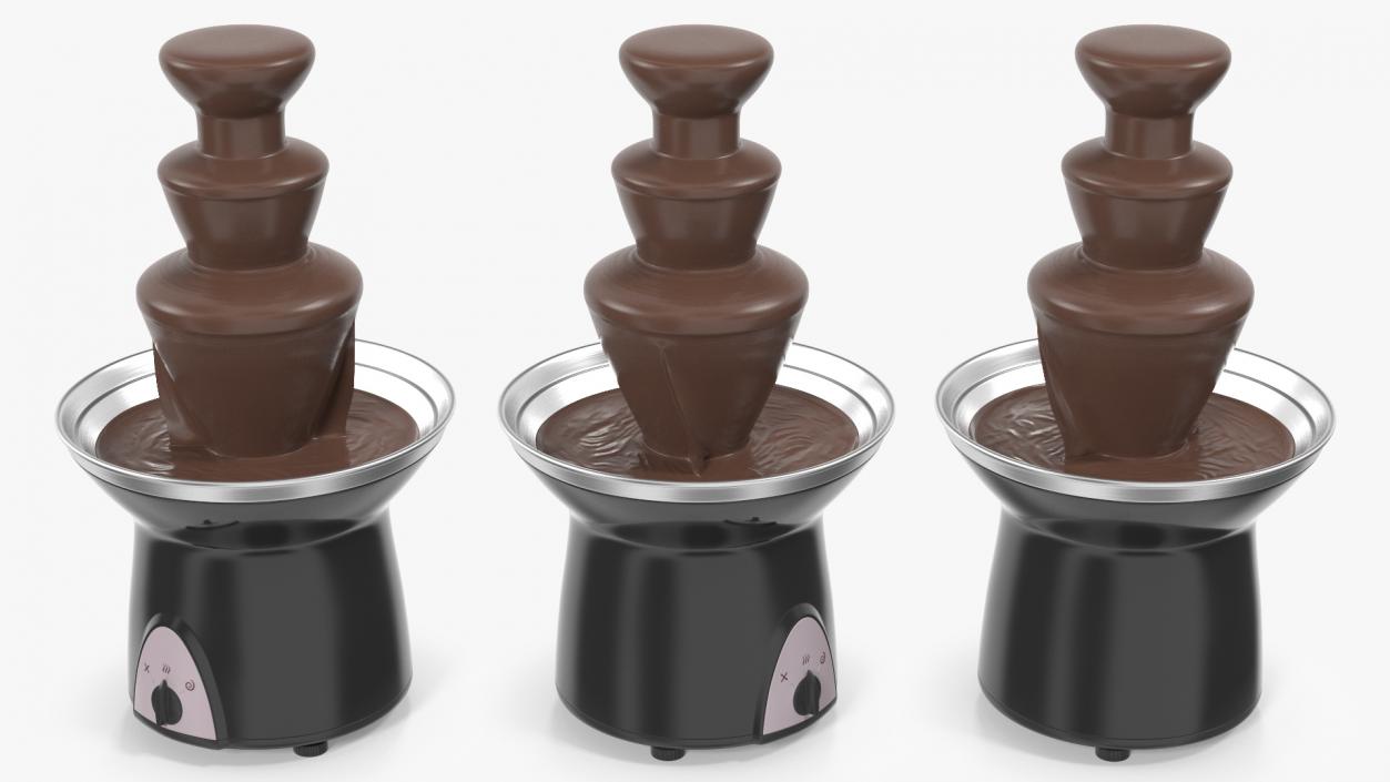 3D Chocolate Fountain Machines Collection model