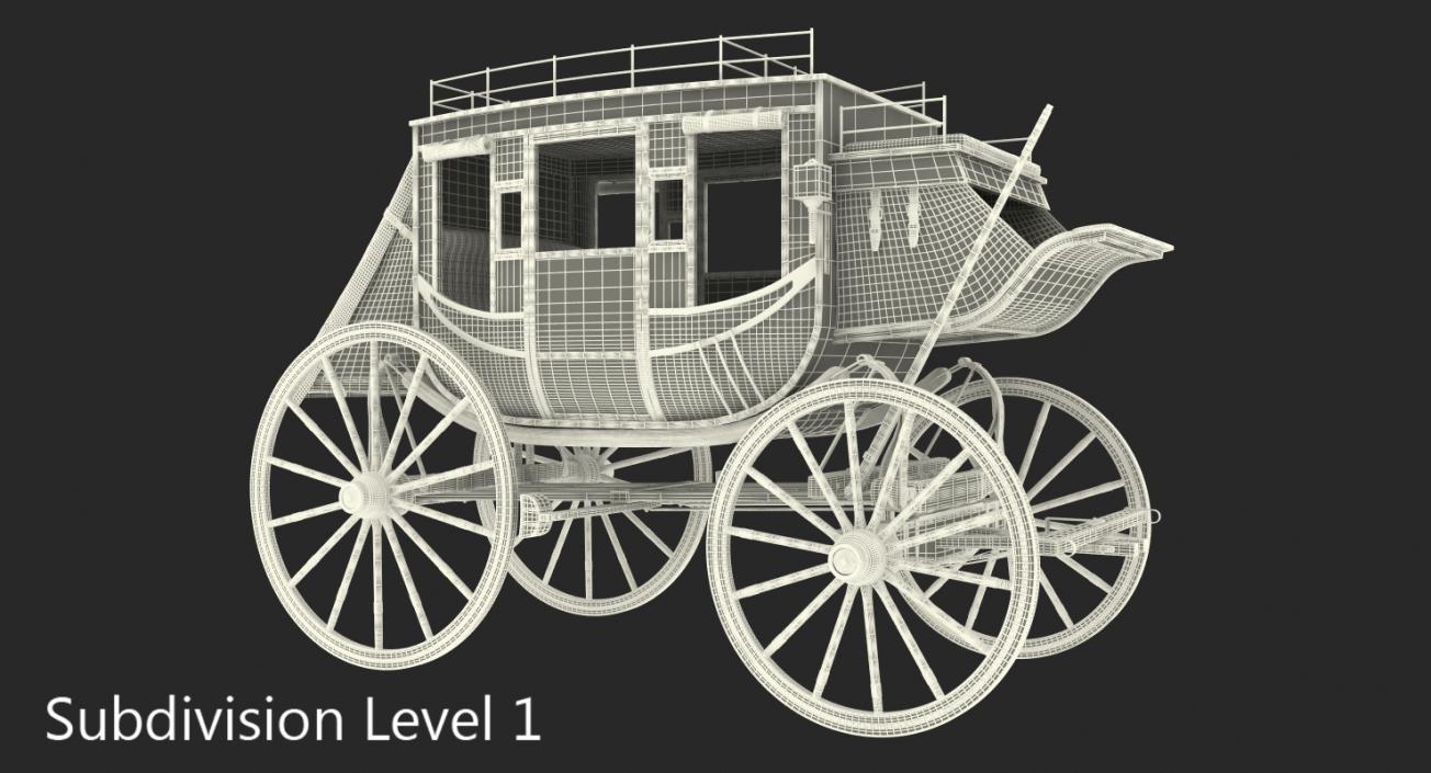 3D Concord Stagecoach model