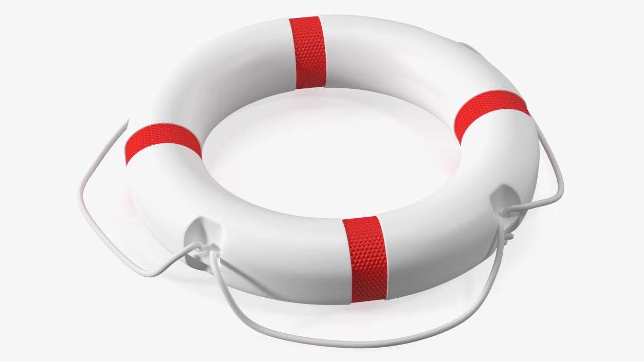 3D model Lifebuoy Red(1)