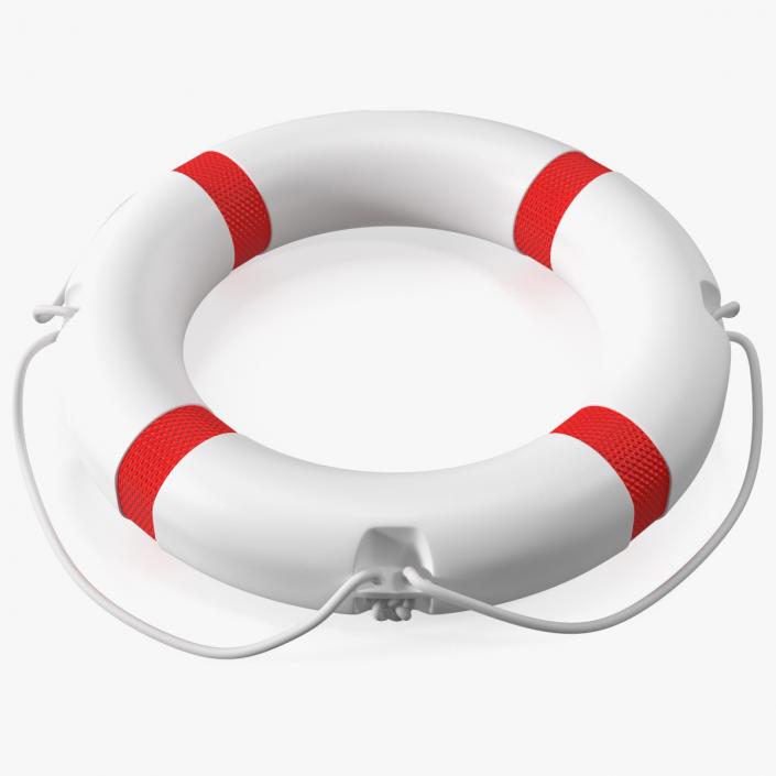 3D model Lifebuoy Red(1)