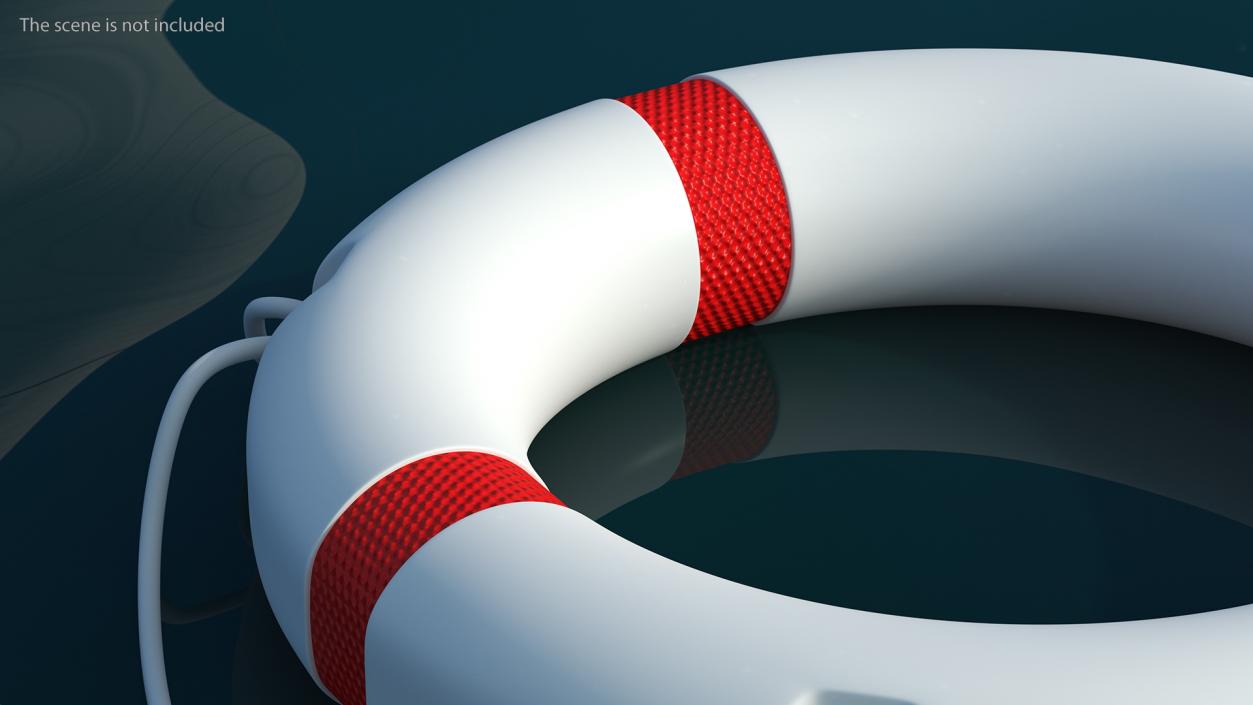 3D model Lifebuoy Red(1)