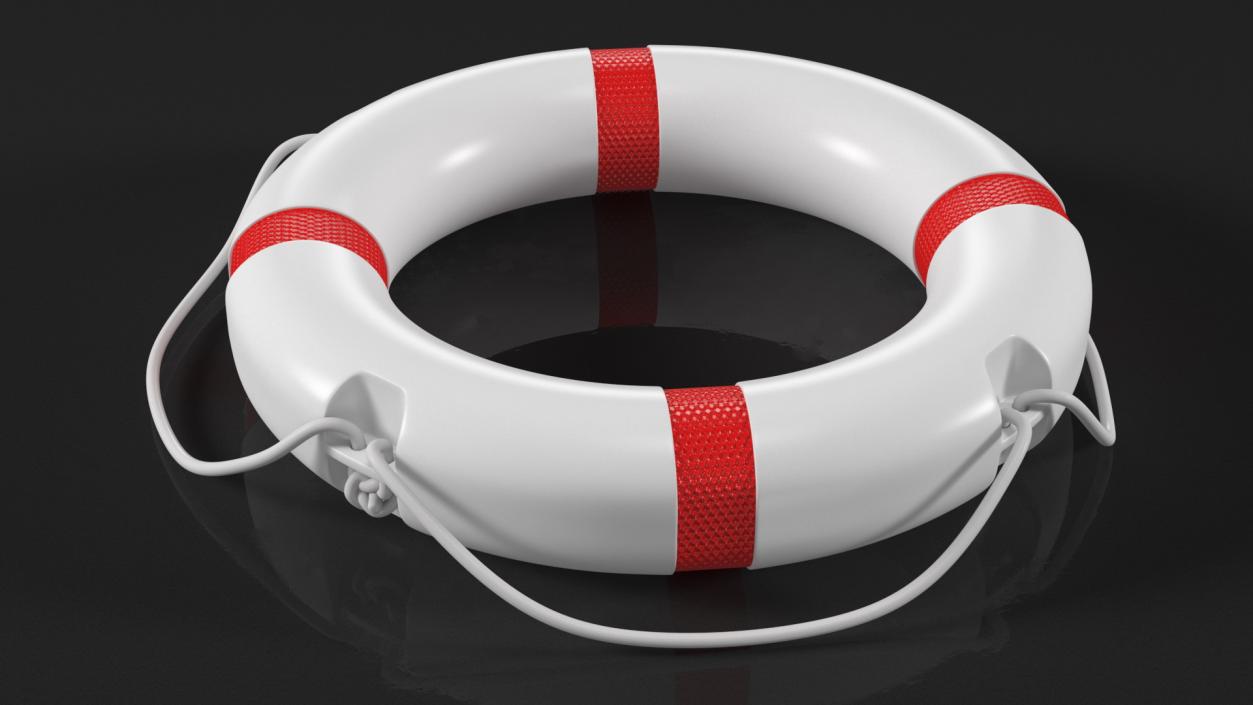 3D model Lifebuoy Red(1)