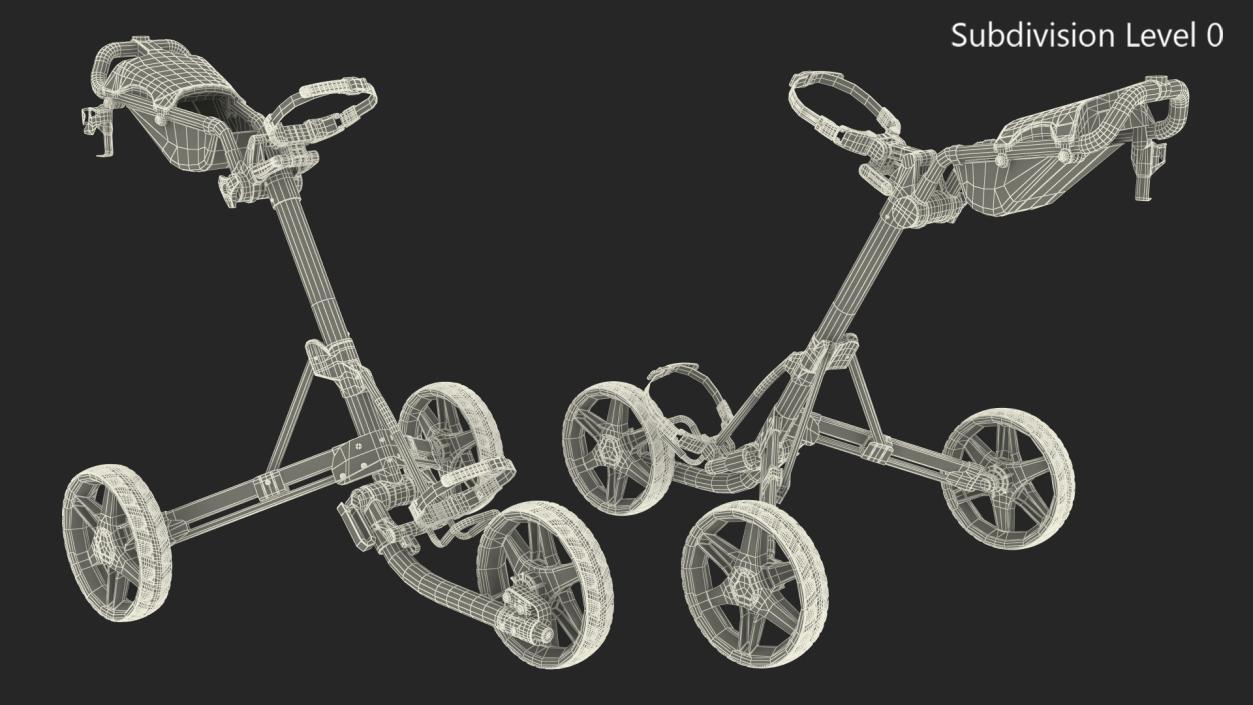 Golf Push Cart 3D model