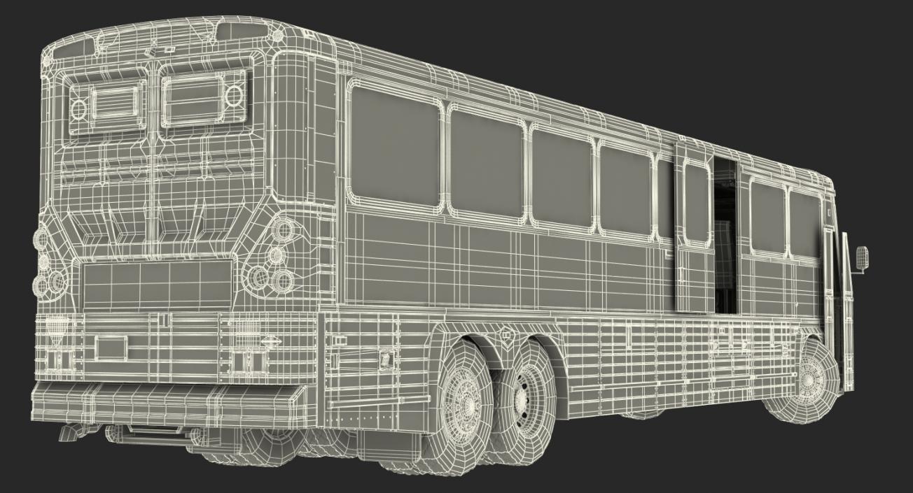 3D model Intercity Bus MCI D4500ct