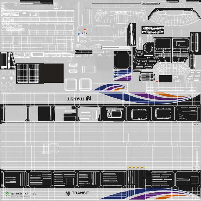 3D model Intercity Bus MCI D4500ct