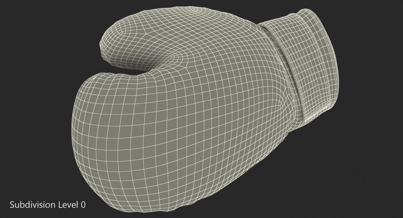 Boxing Glove Rigged 3D model