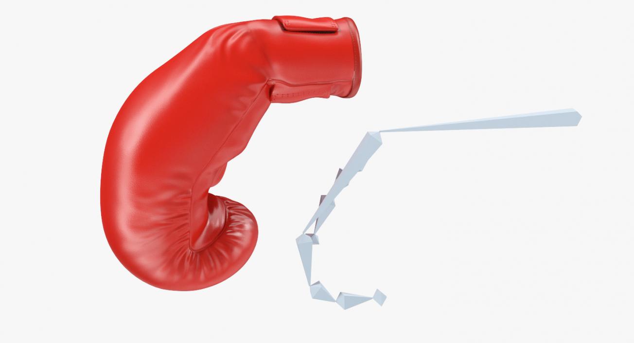 Boxing Glove Rigged 3D model