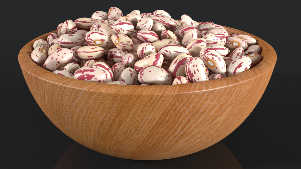 Full Bowl of Roman Beans 3D model