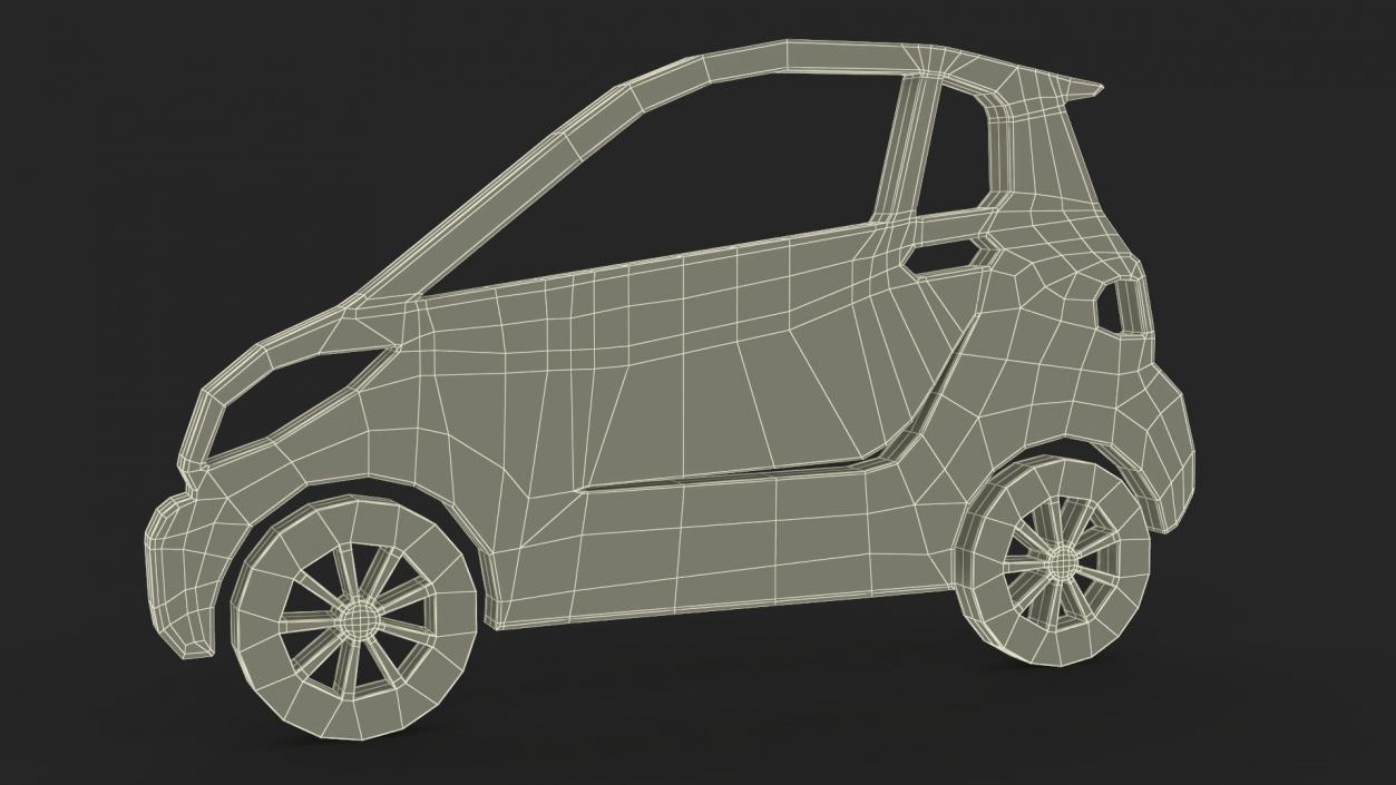 3D Car Silhouettes Collection 4 model