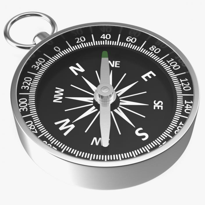 3D Compass in Steel Case