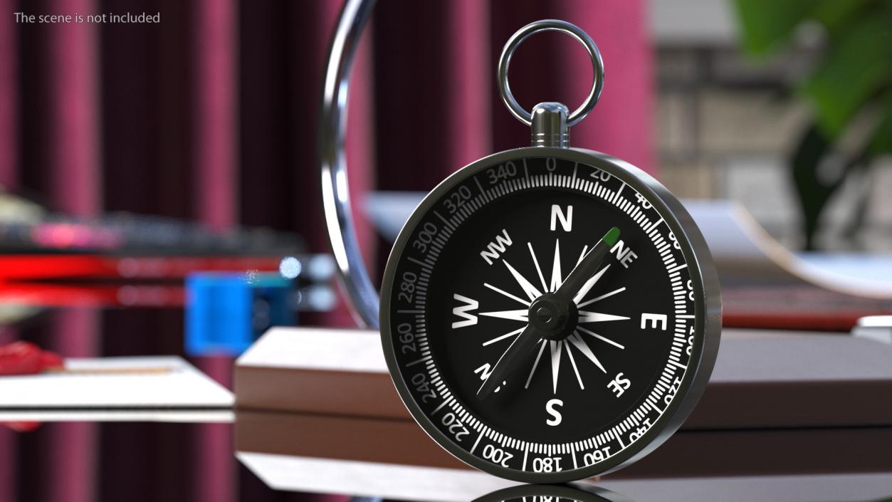 3D Compass in Steel Case