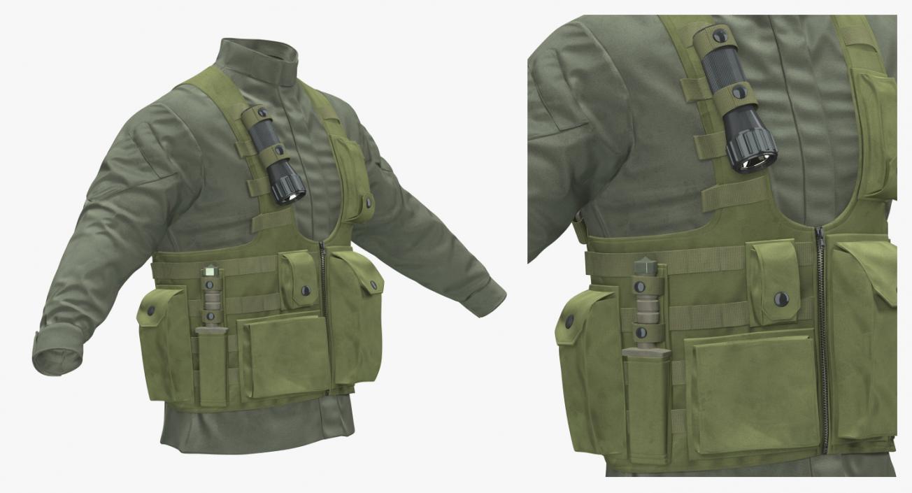 3D model Military Jacket