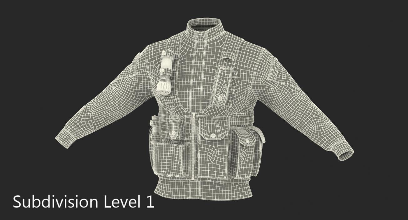 3D model Military Jacket