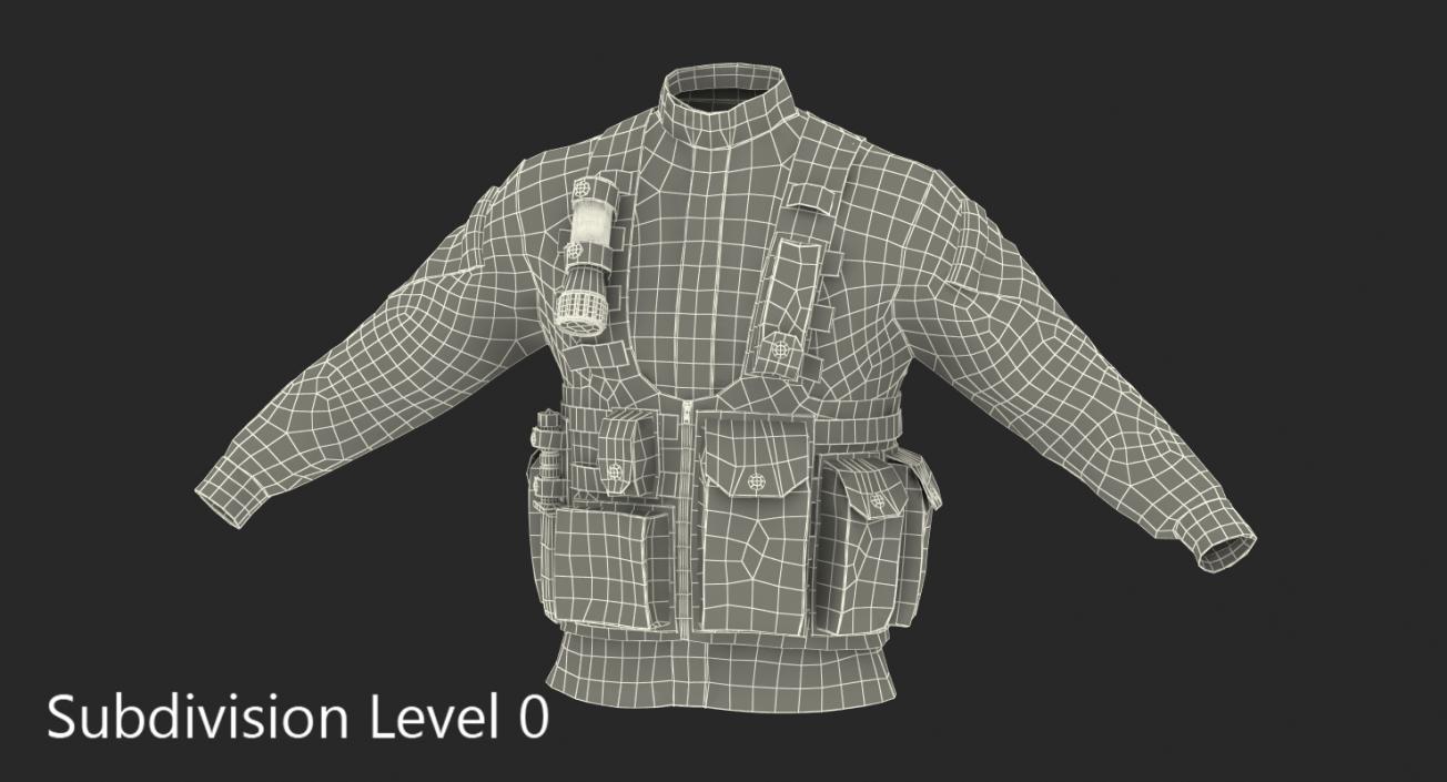 3D model Military Jacket