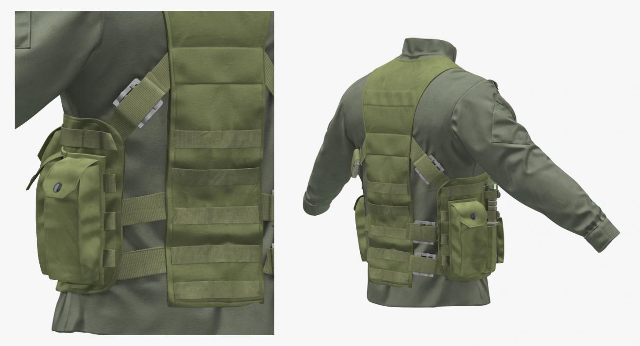 3D model Military Jacket