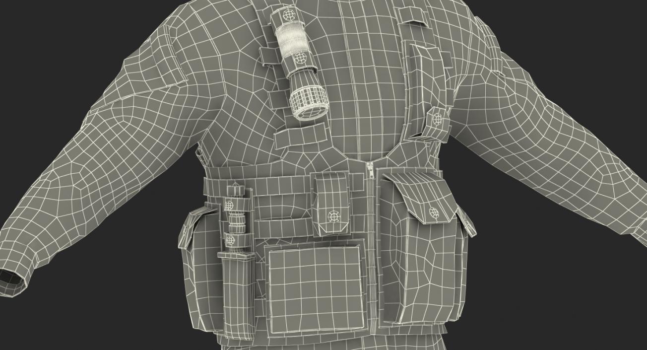 3D model Military Jacket