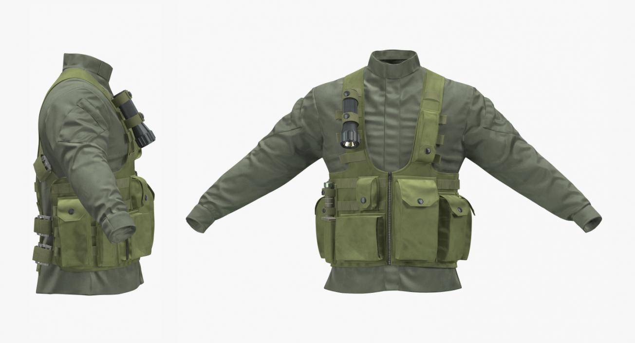 3D model Military Jacket