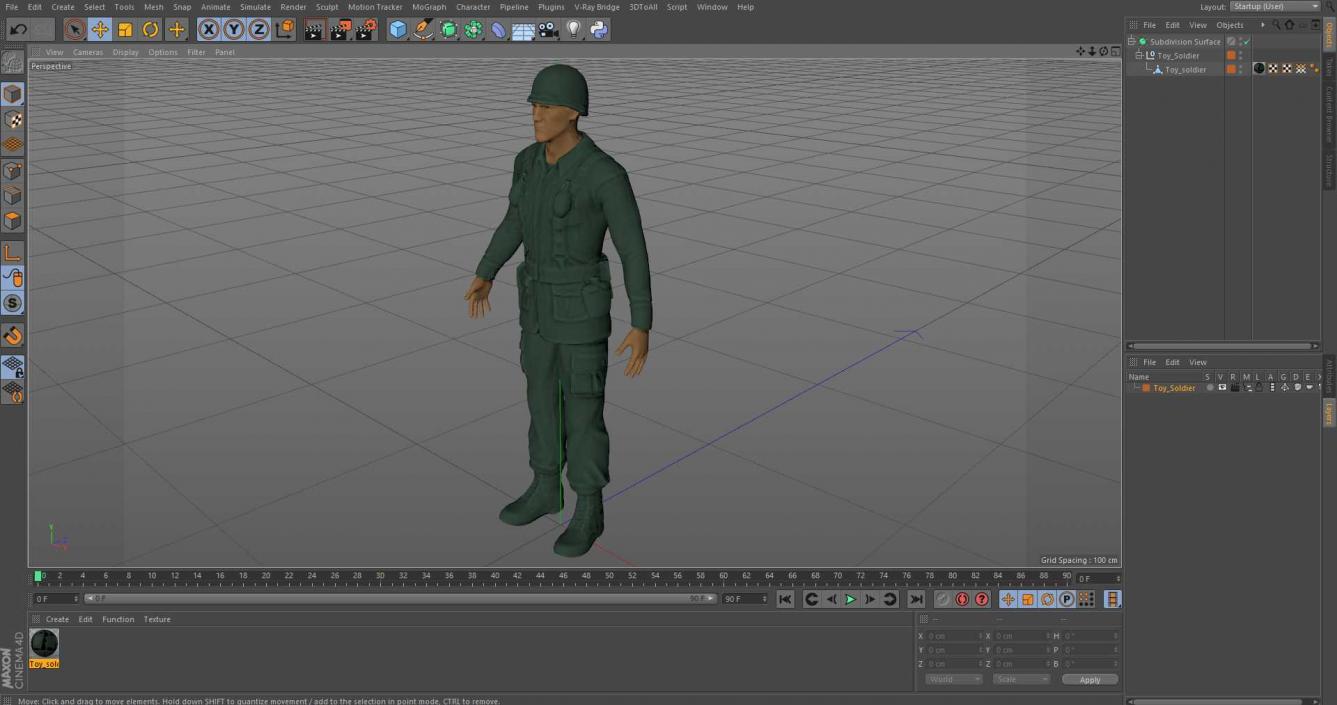 3D Toy soldier