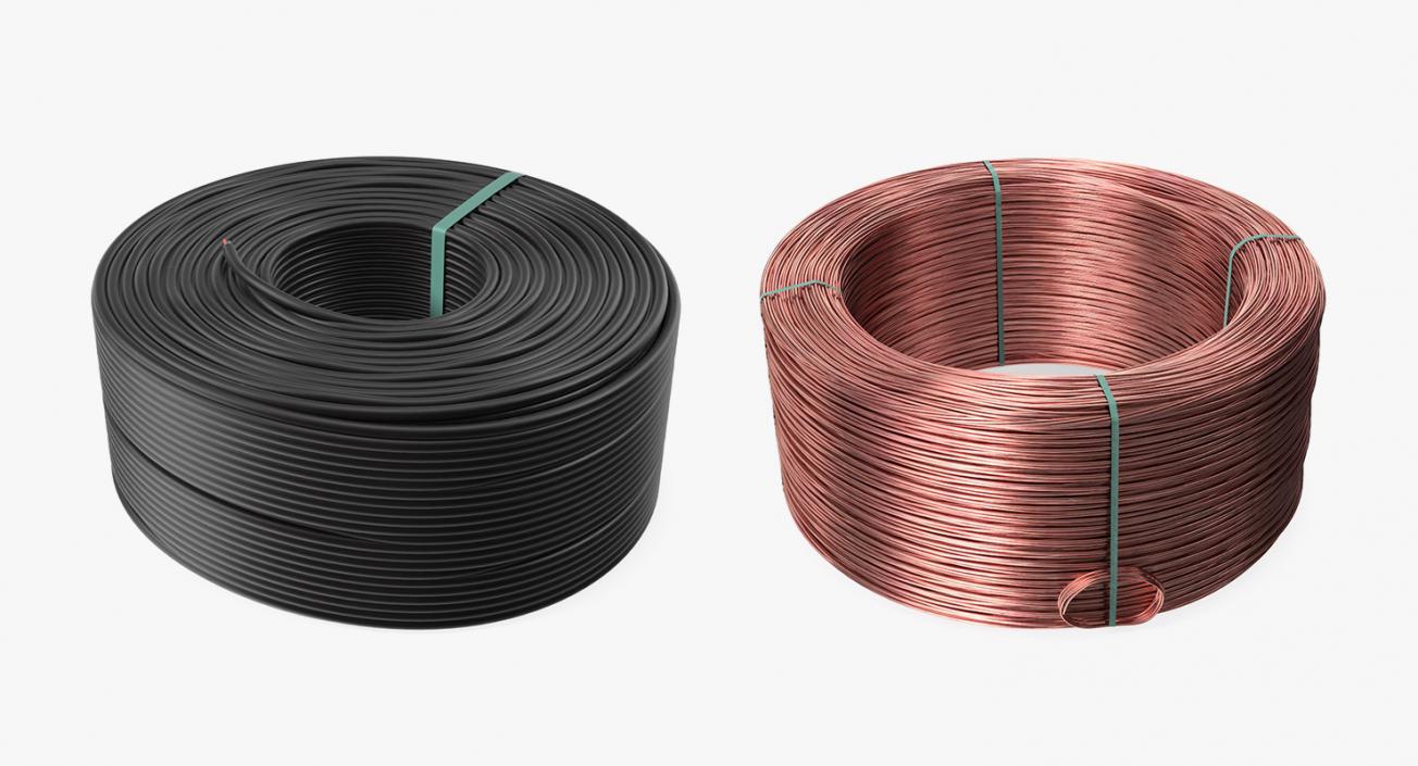 Coil Cables Collection 3D