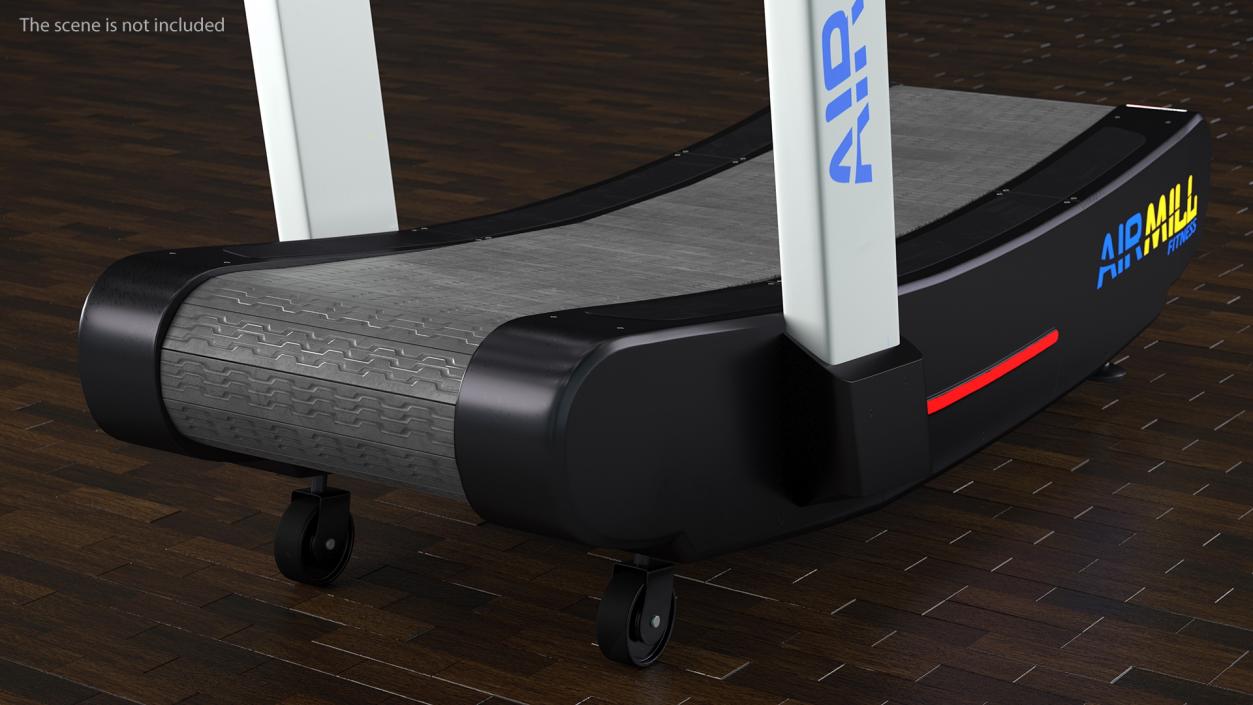 Airmill Air Runner Crossfit Treadmill 3D