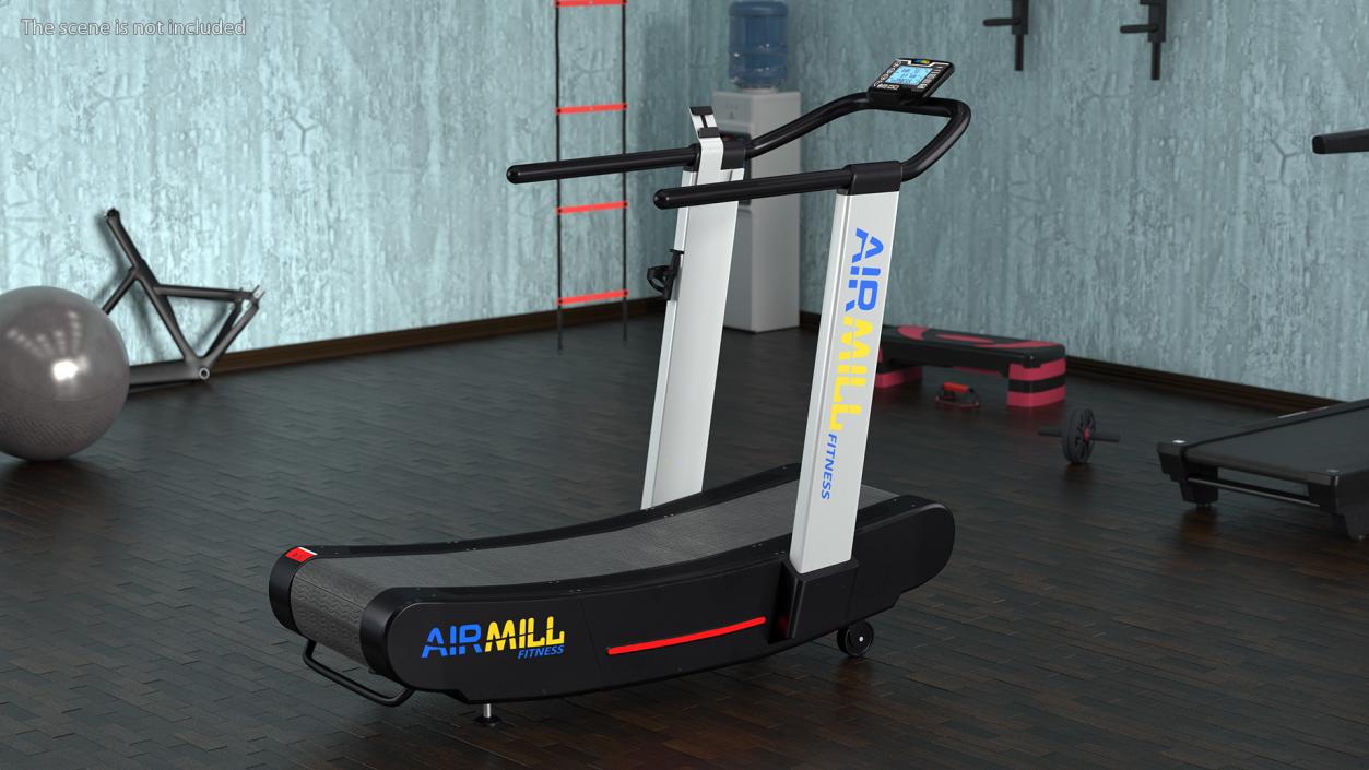 Airmill Air Runner Crossfit Treadmill 3D