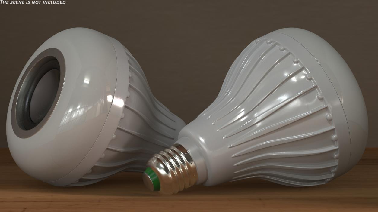 Led Smart Bulb Speaker 3D