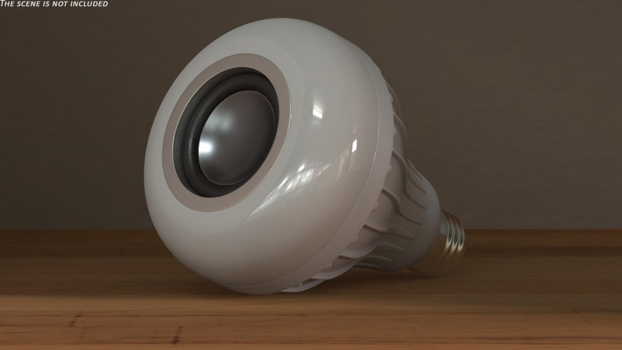 Led Smart Bulb Speaker 3D