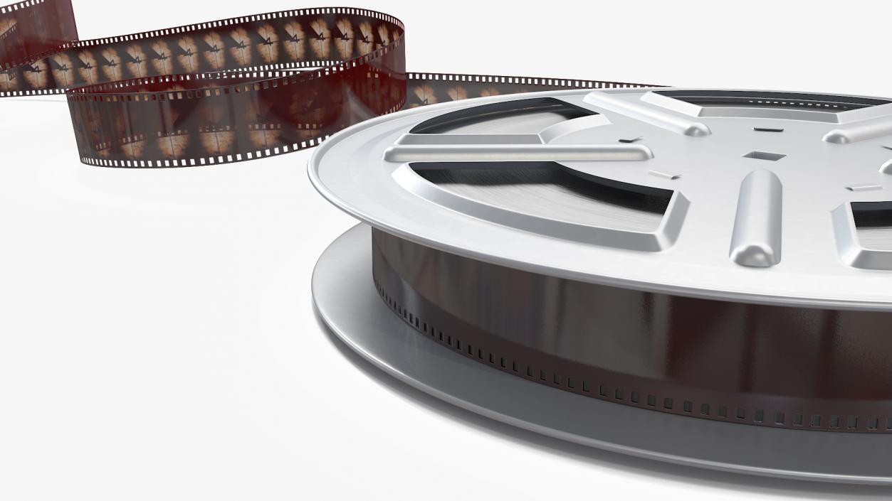 3D model Video Film Reel 35mm