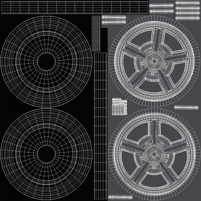 3D model Video Film Reel 35mm