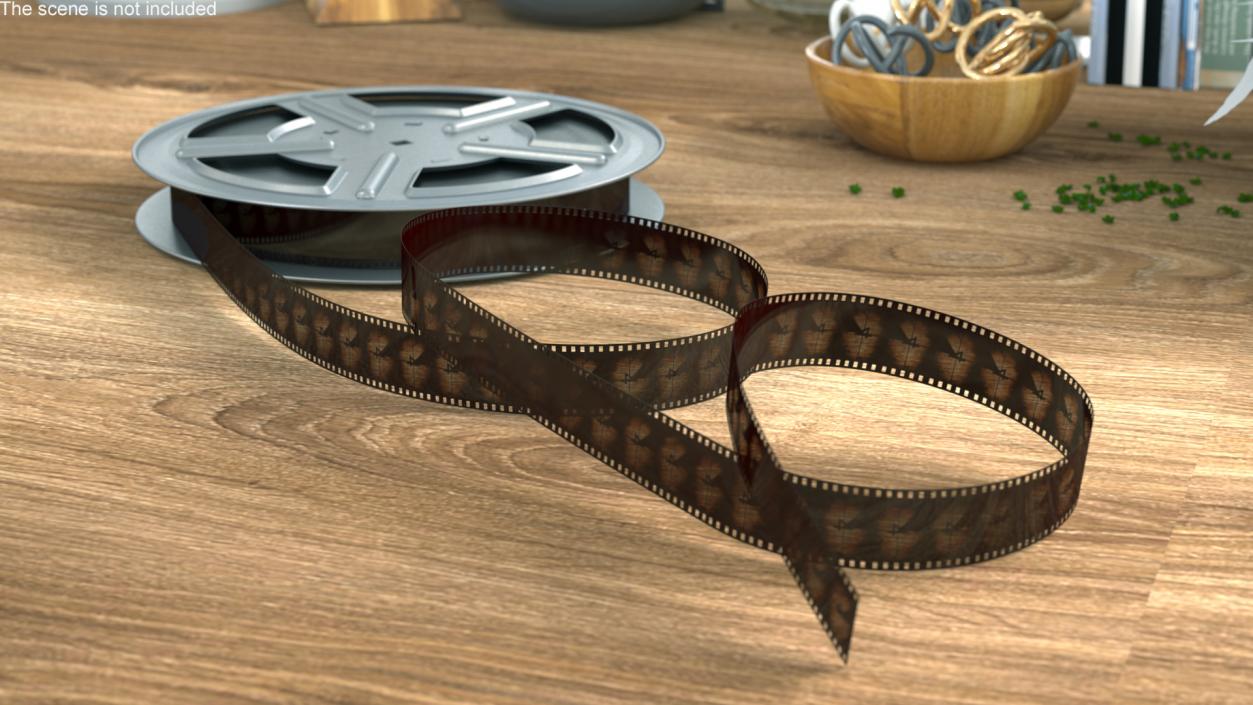 3D model Video Film Reel 35mm