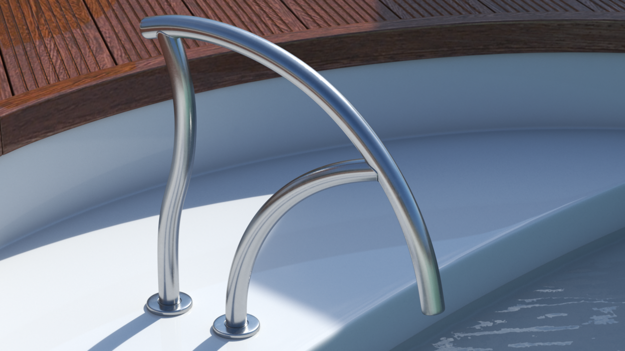 3D Elegant Grab Rail for Pool