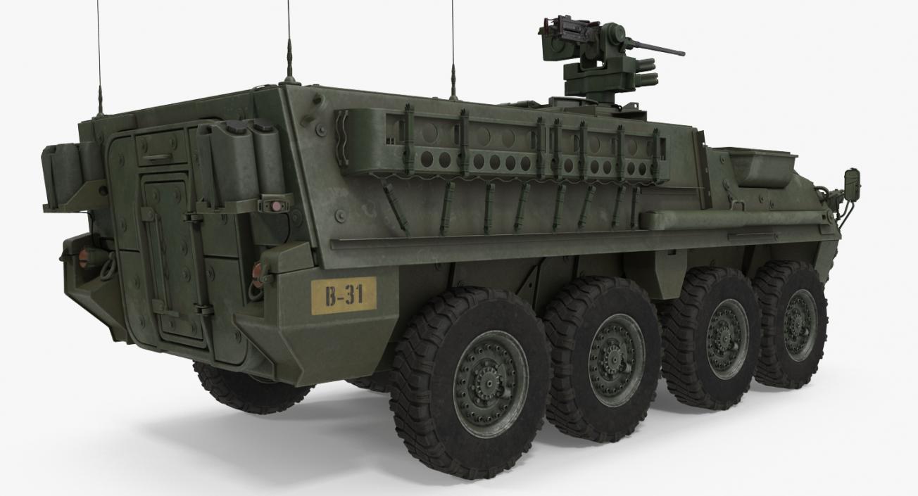 Interim Armored Vehicle Stryker M1126 3D