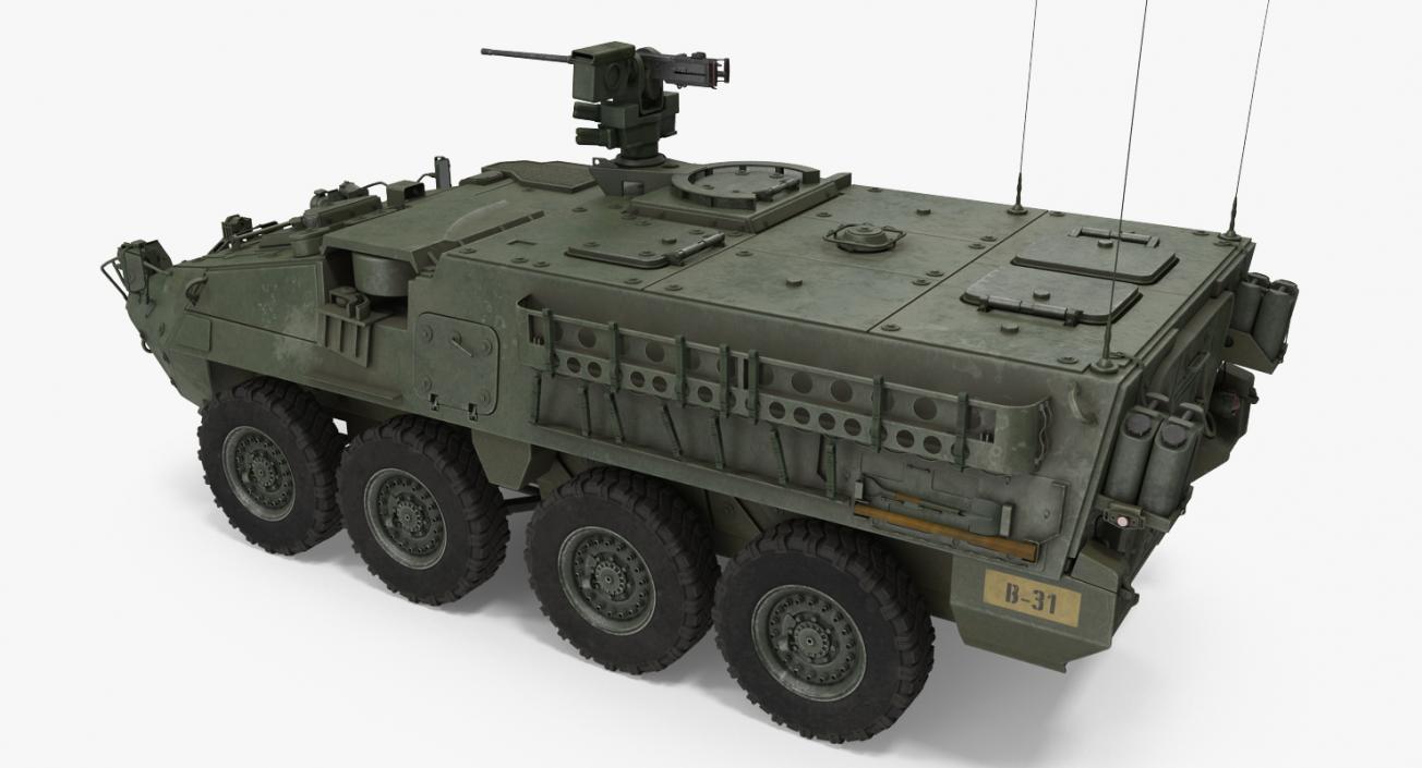 Interim Armored Vehicle Stryker M1126 3D