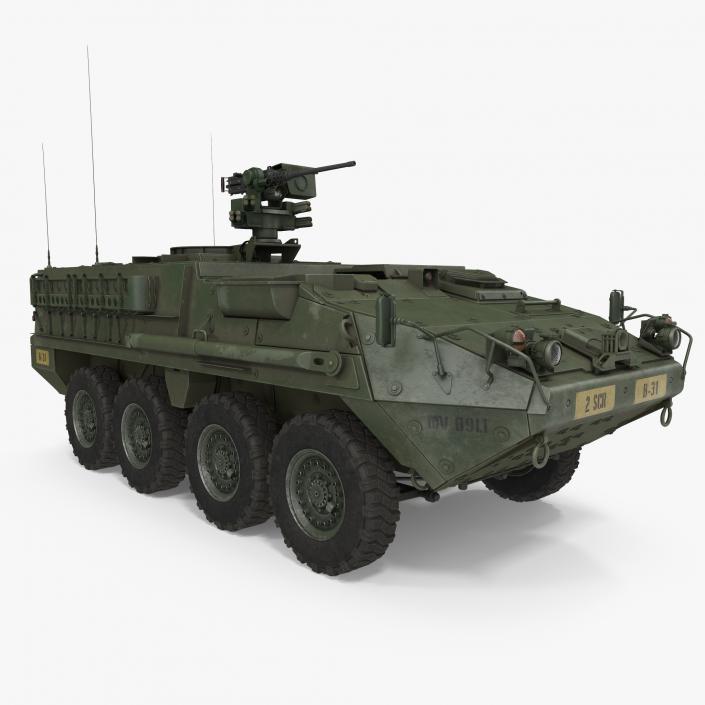 Interim Armored Vehicle Stryker M1126 3D