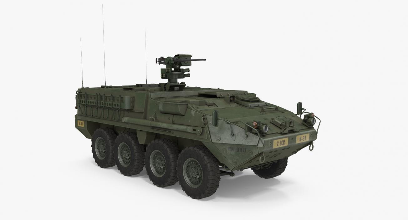 Interim Armored Vehicle Stryker M1126 3D