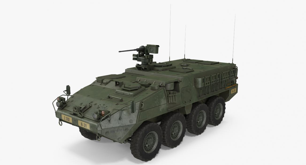 Interim Armored Vehicle Stryker M1126 3D