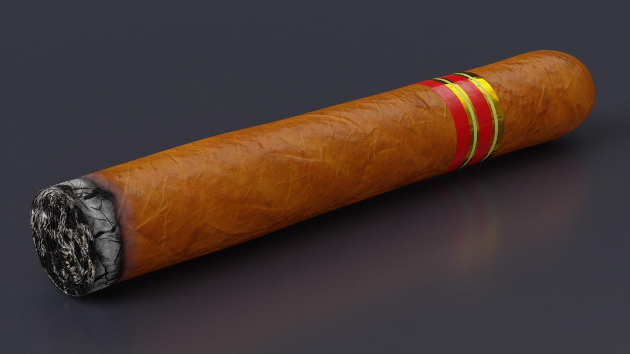 3D Cigar Thick Lighted 2