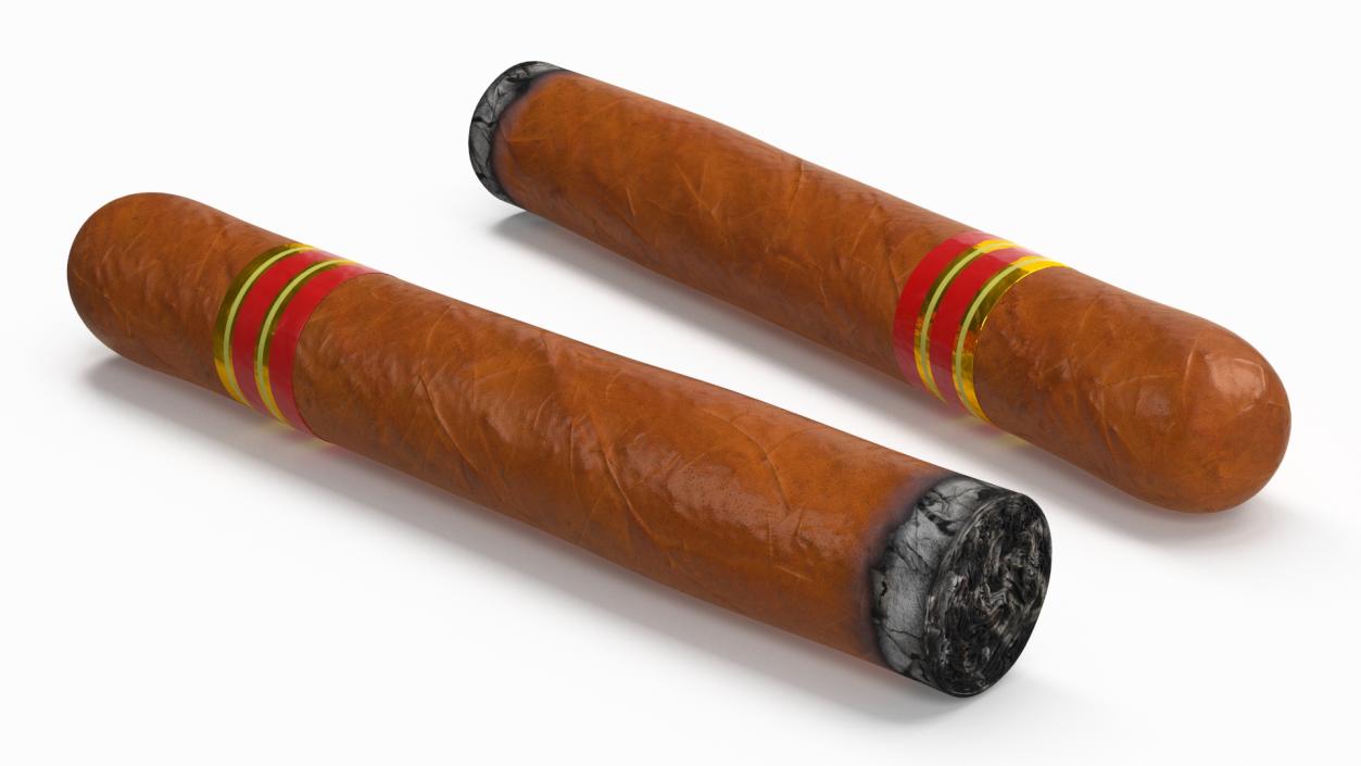 3D Cigar Thick Lighted 2