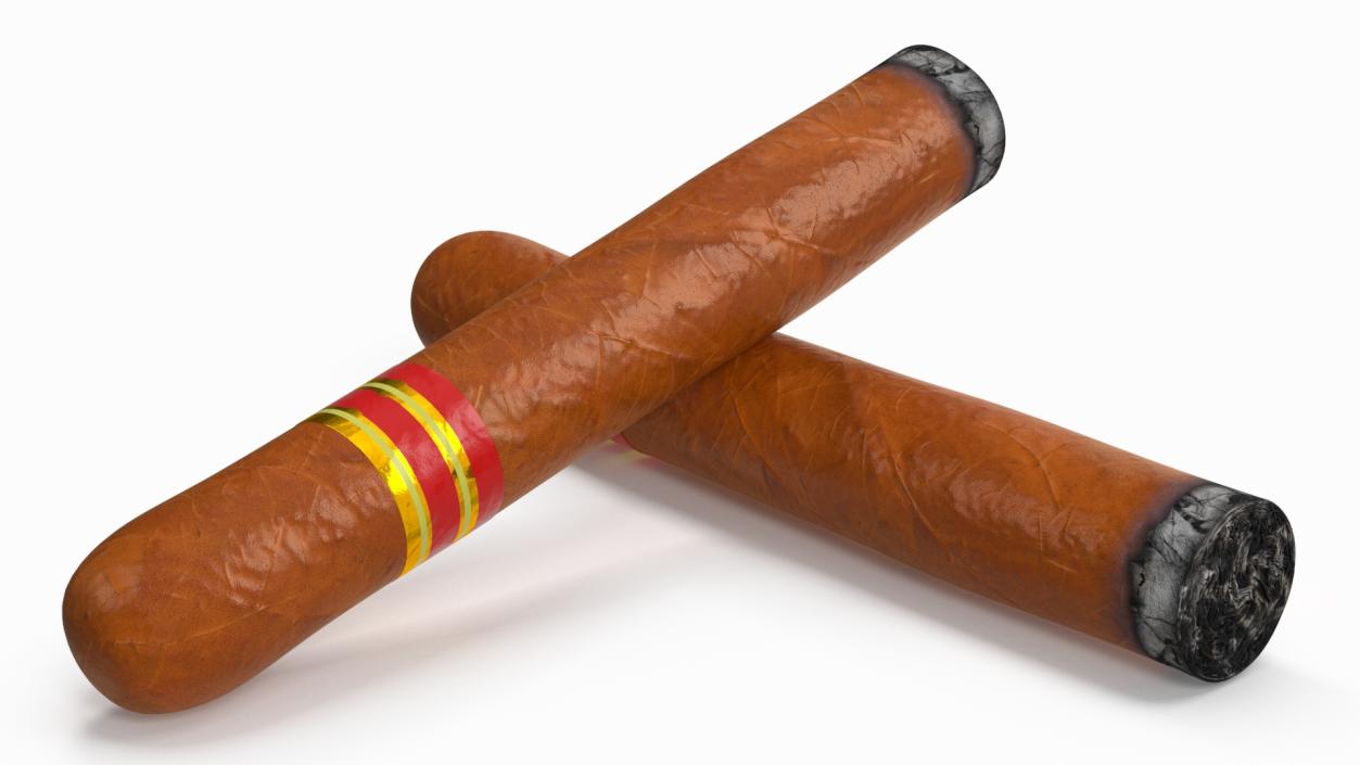 3D Cigar Thick Lighted 2